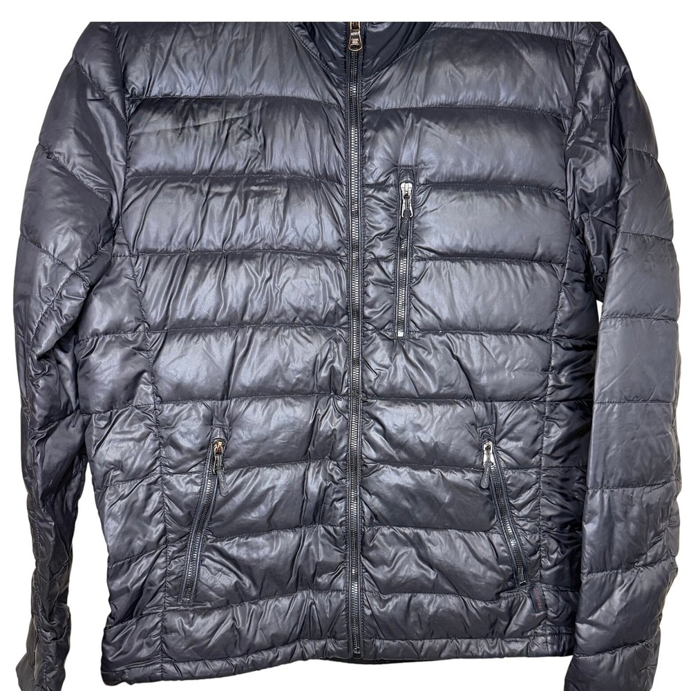 Calvin Klein Black Puffer Jacket - Full Zip, Size XL see pic women duck down‎